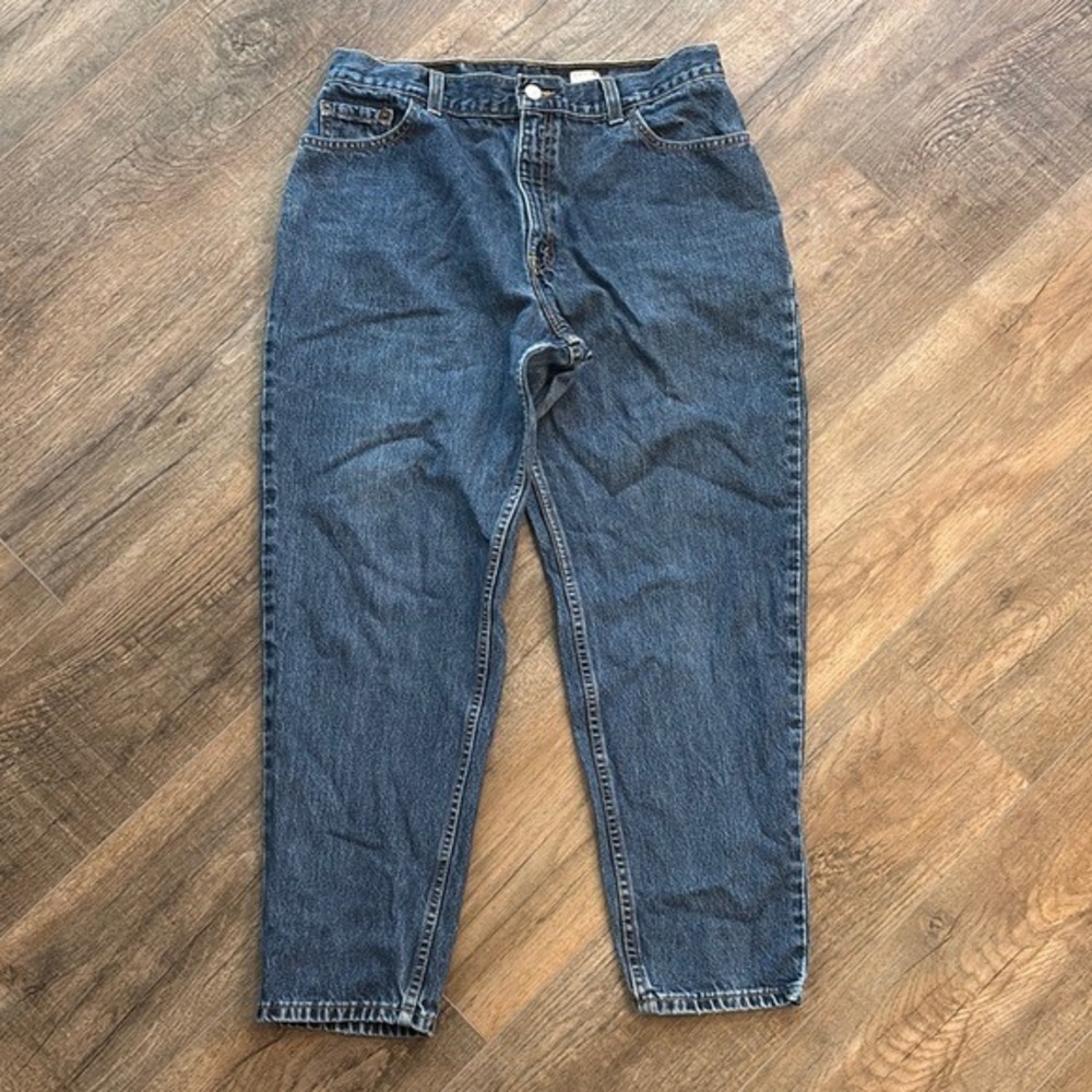 Vtg Levi's 550‎ Women's 14 Petite Relaxed Fit Tapered Leg Classic Jeans USA 2001